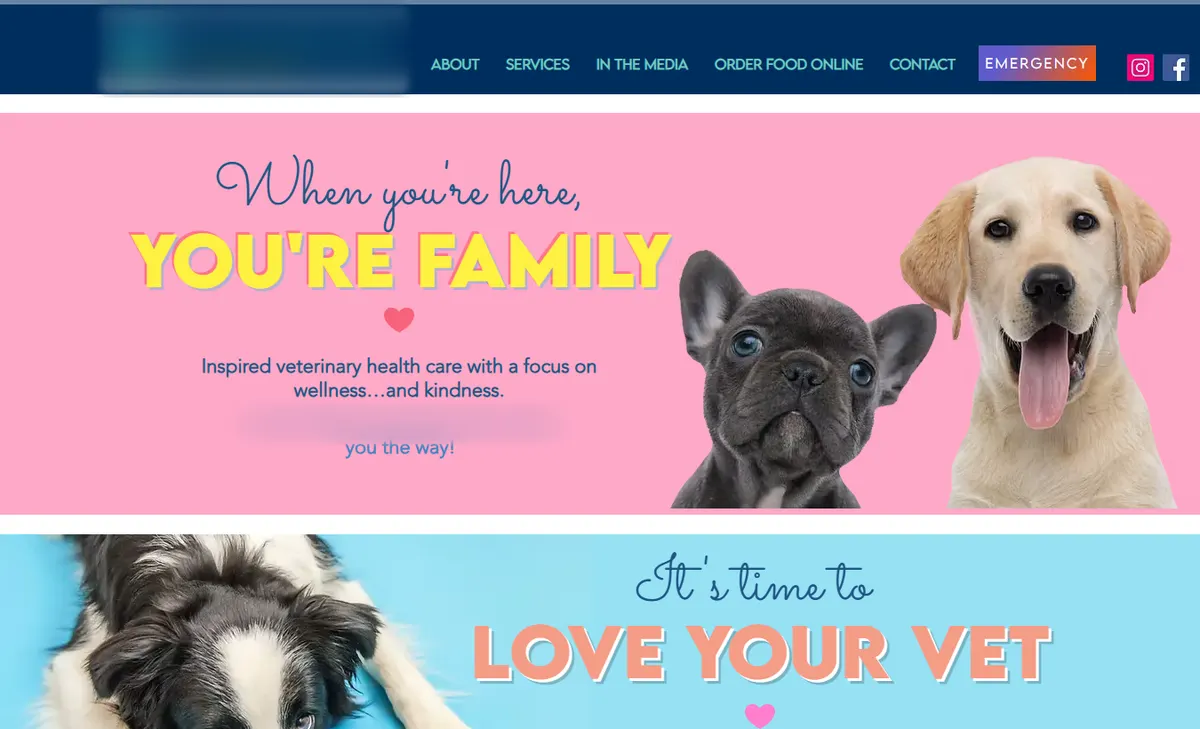 The rebuilt homepage, full size